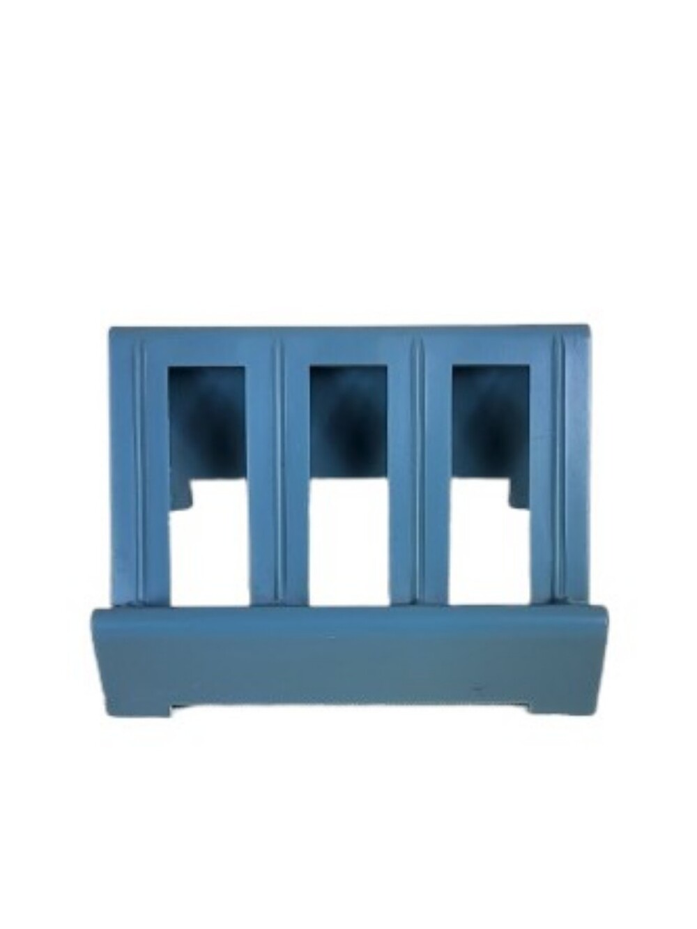 Tupperware Country Blue Recipe Business Card Holder